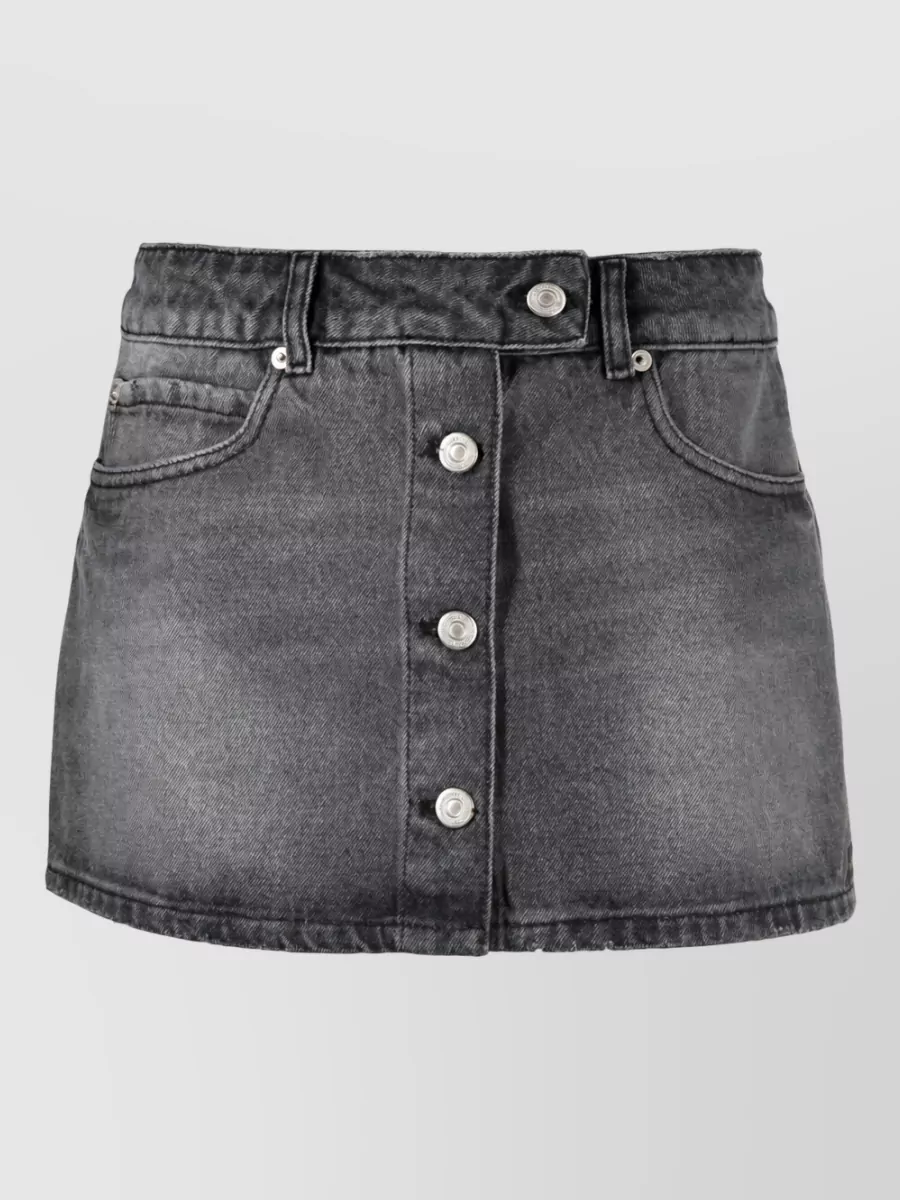 Courrèges Denim mini shorts