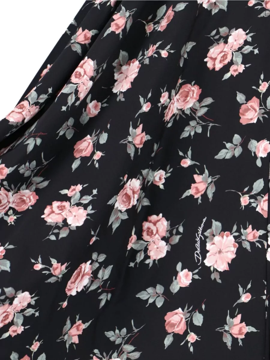 Dolce&Gabbana Midi Skirt Knee Length Floral Pattern