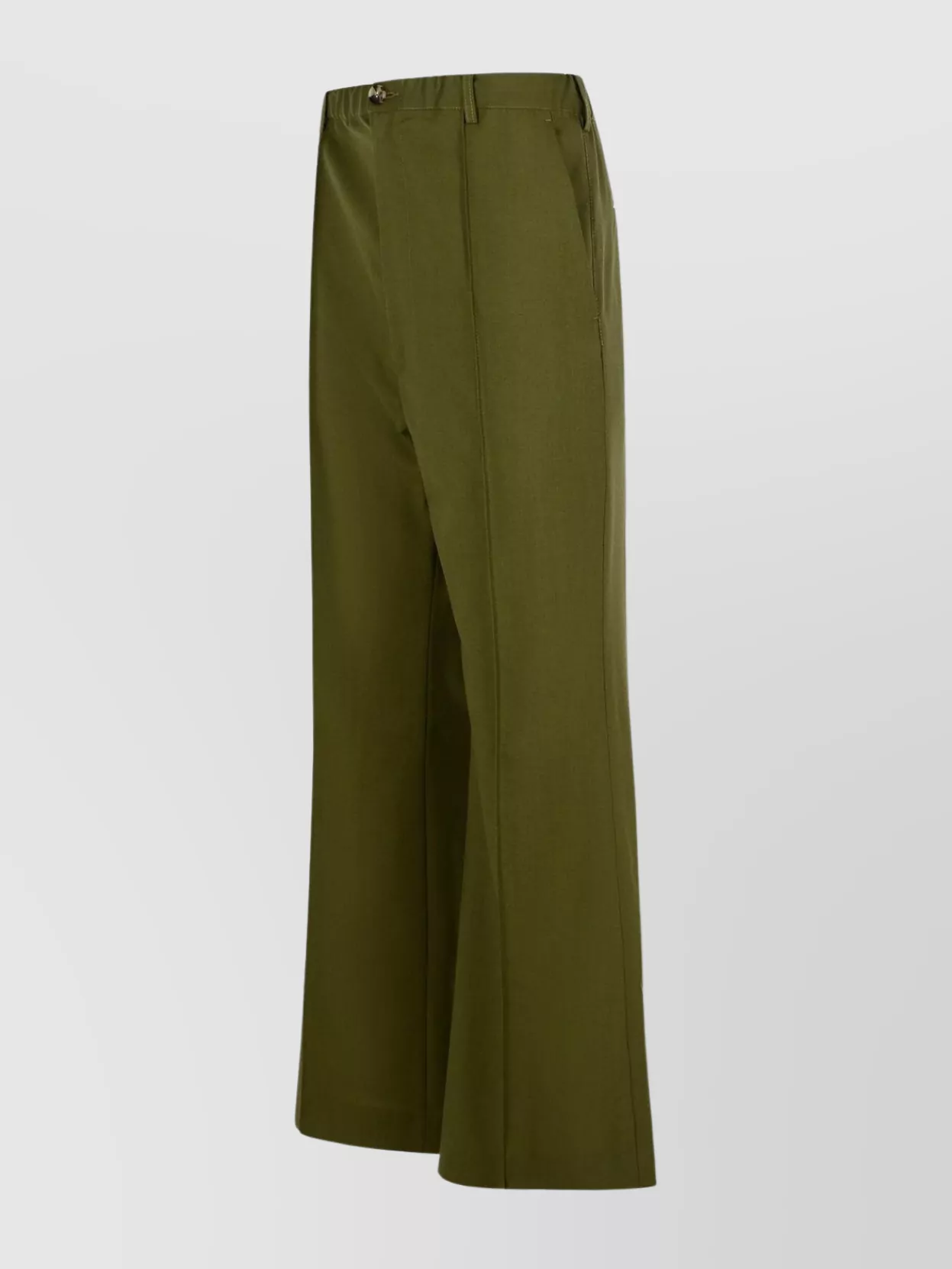 Marni Wide-Leg Wool Pants Pleats