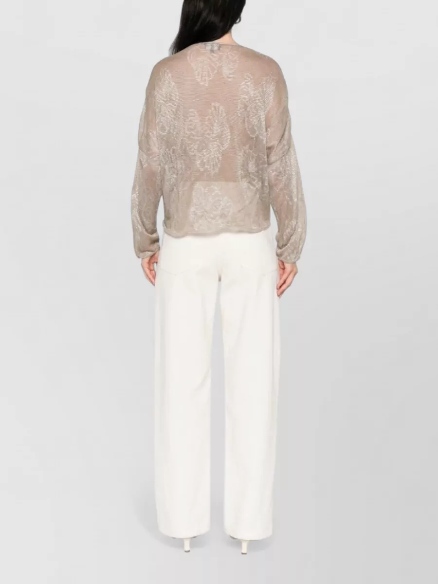 Emporio Armani Embroidered Crewneck Jumper