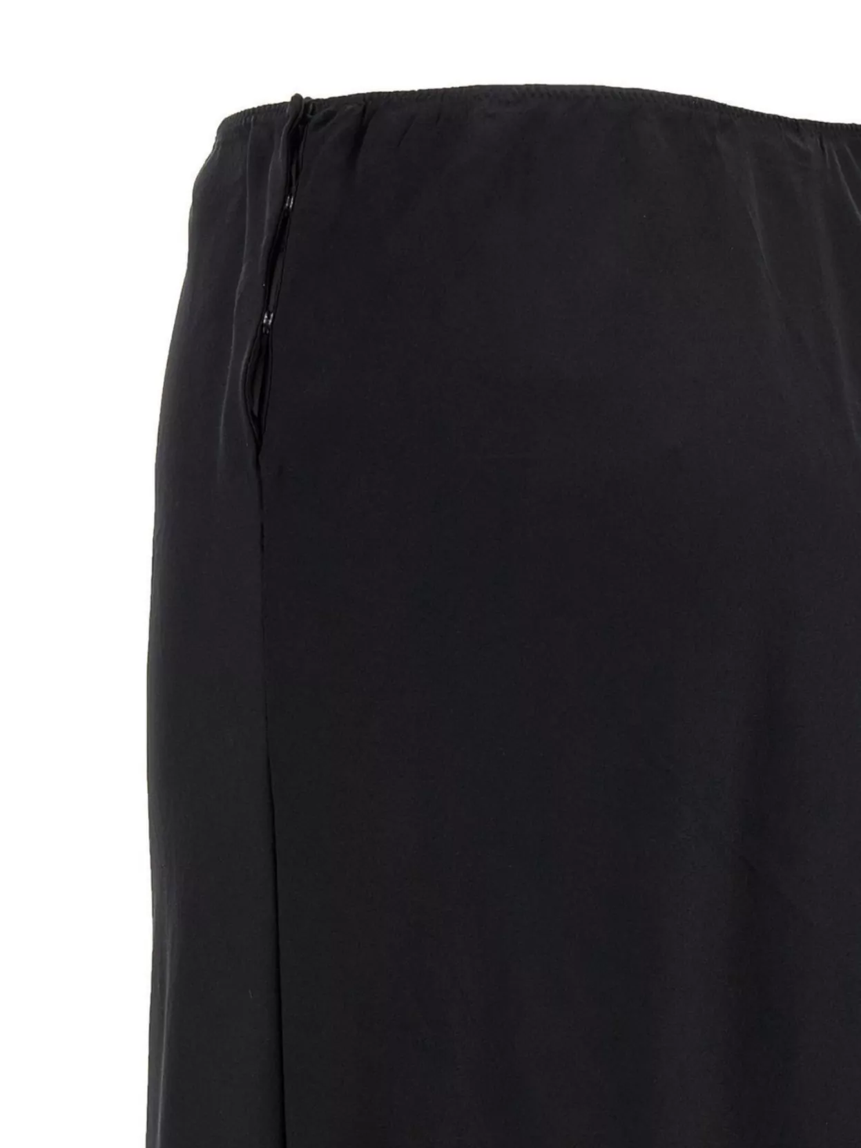 The Row Elastic Waistband Lace Trim Skirt