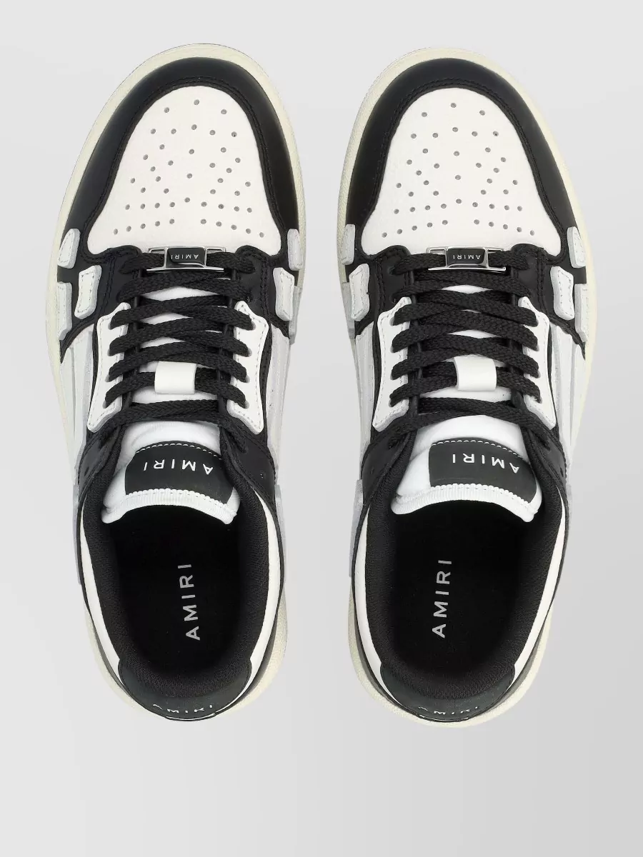 Amiri Low Top Sneakers Featuring Perforated Design