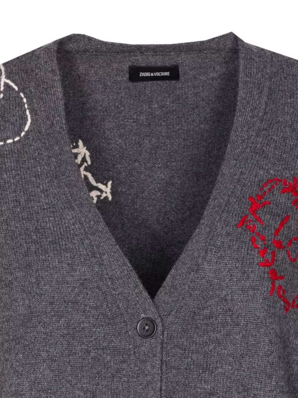Zadig & Voltaire Knitwear With Long Sleeves And V-Neckline
