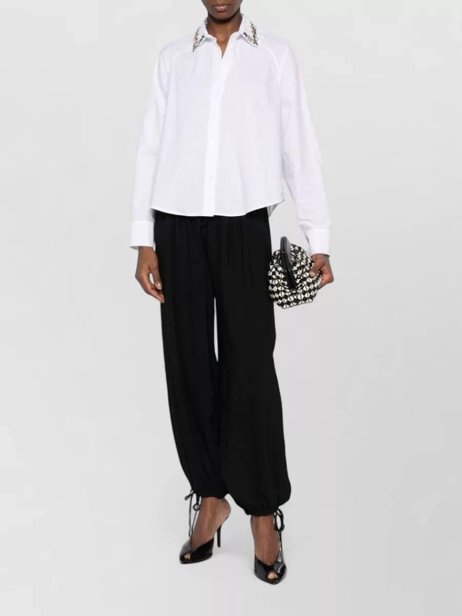 Ermanno Firenze Embroidered Cotton Shirt