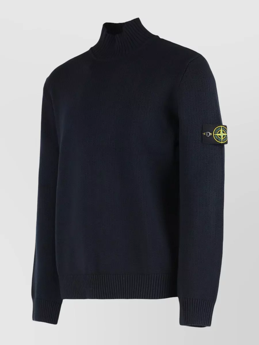 Stone Island Cotton High Neck Knitwear