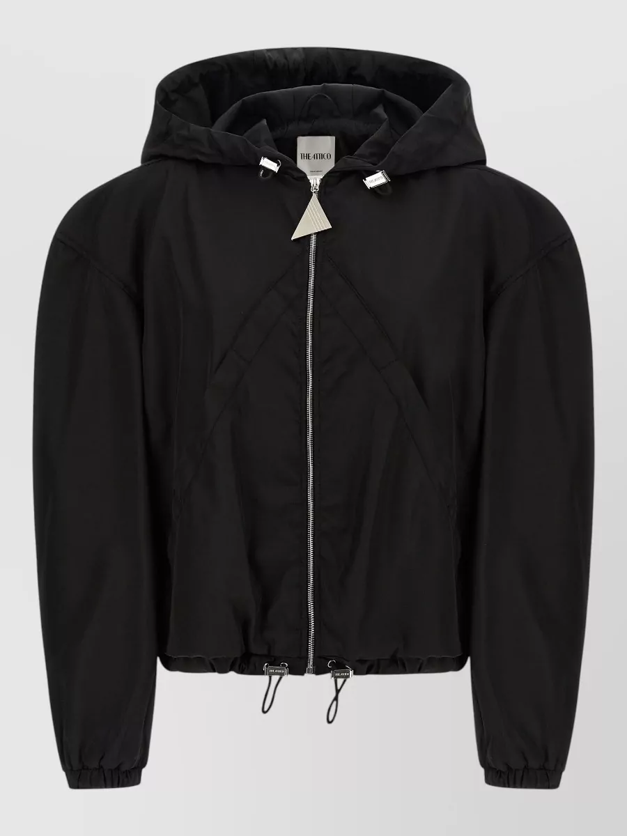 The Attico hooded bomber jacket