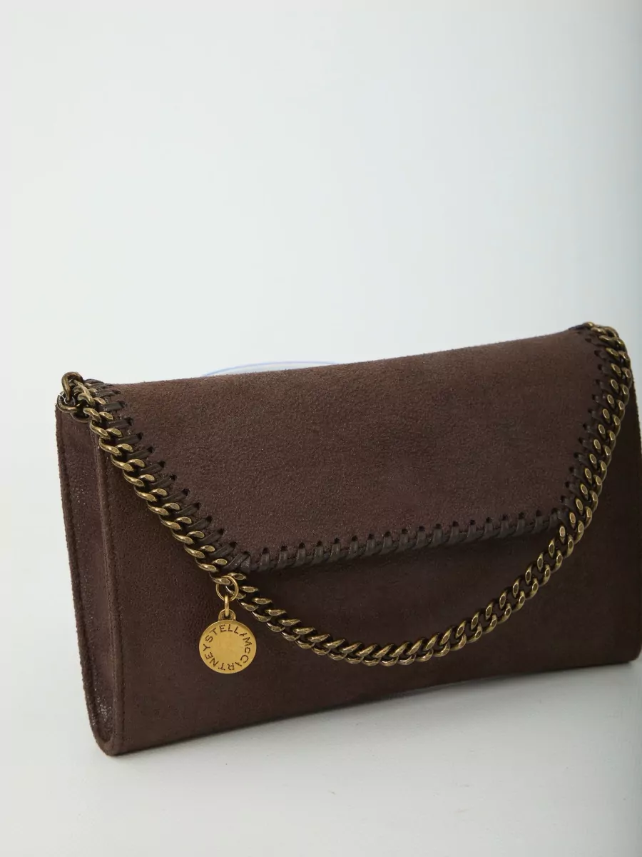 Stella Mccartney Falabella Alter Suede Clutch Bag