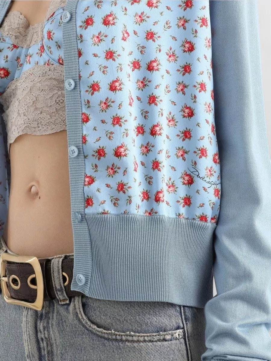 Dolce&Gabbana Silk Cardigan