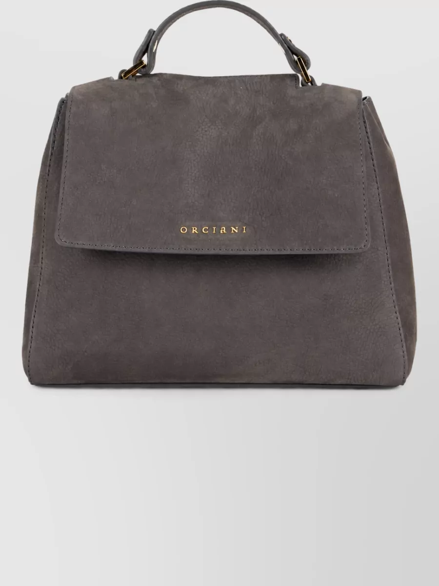 Orciani leather shoulder bag