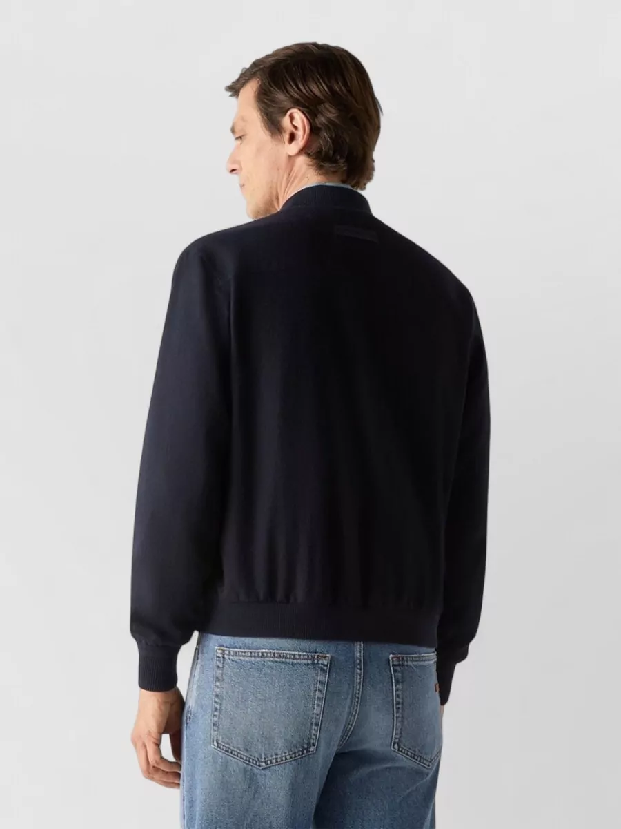 Zegna Cashmere Regular-Fit Bomber Jacket