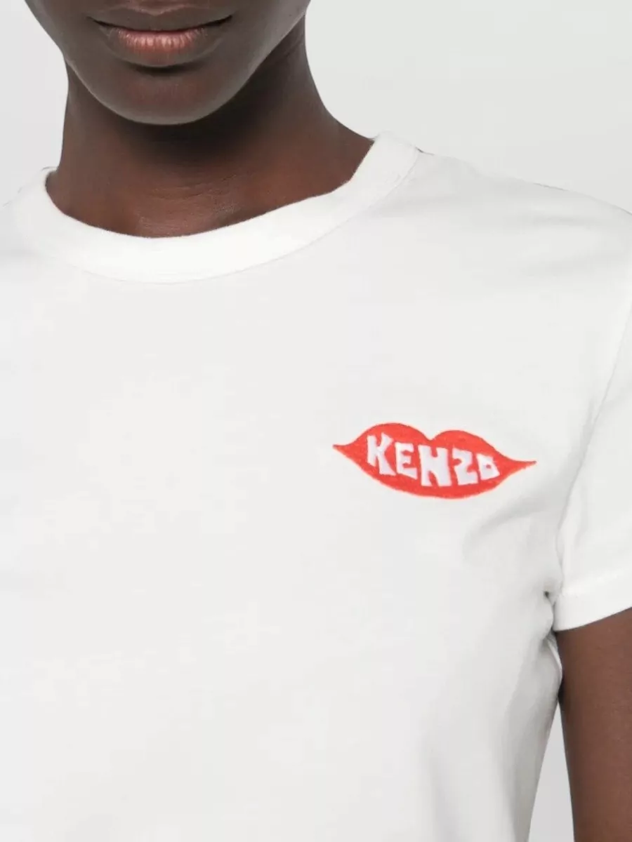 Kenzo Embroidered Cotton T-Shirt