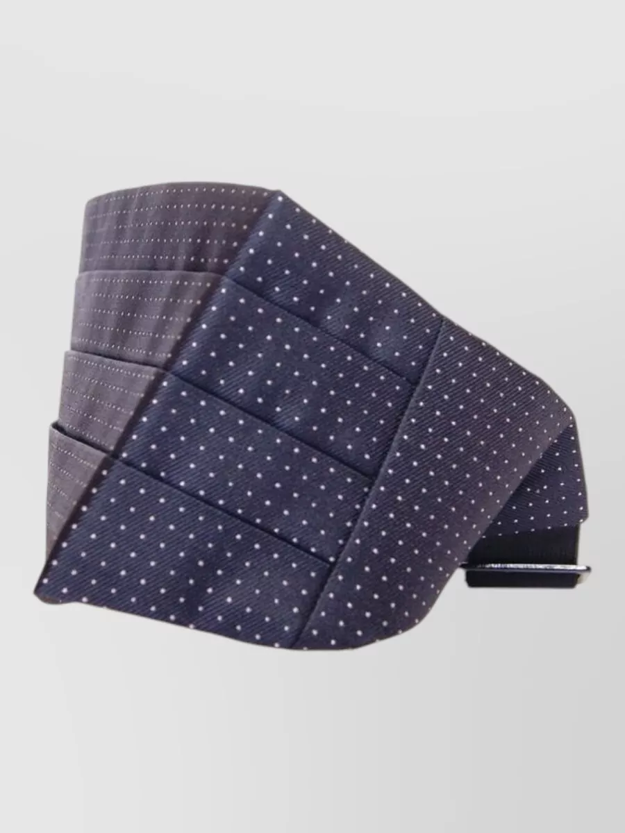 Dolce&Gabbana Silk Polka-Dot Cummerbund Belt