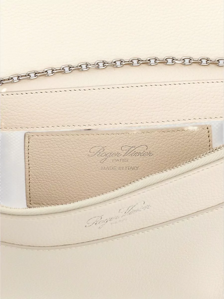 Roger Vivier Belle Vivier Clutch Bag Top Handle Chain