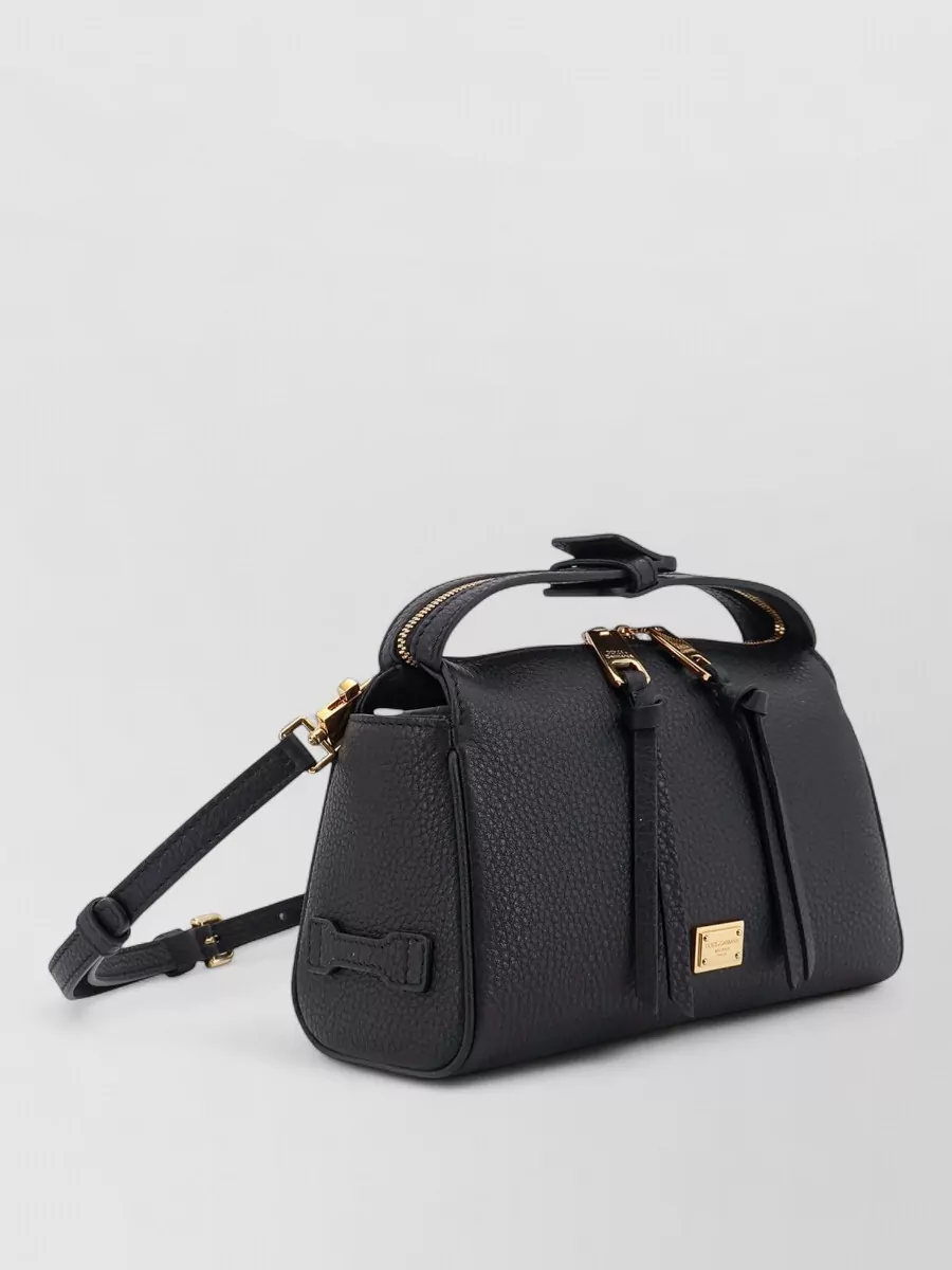 Dolce&Gabbana Vittoria Leather Belt Bag