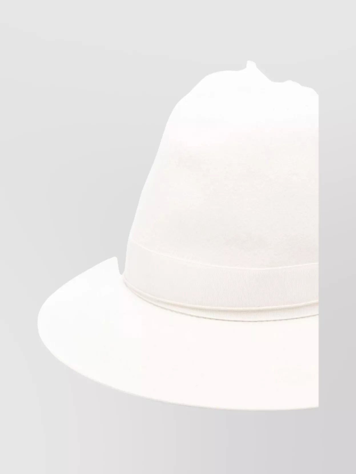 Borsalino Wide Brim Hat Featuring Ribbon Detail
