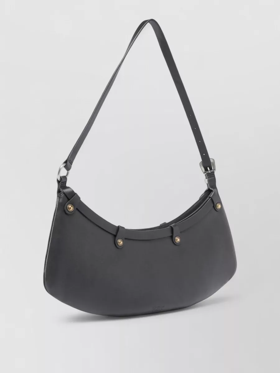 Pinko Large Leather Shoulder Bag