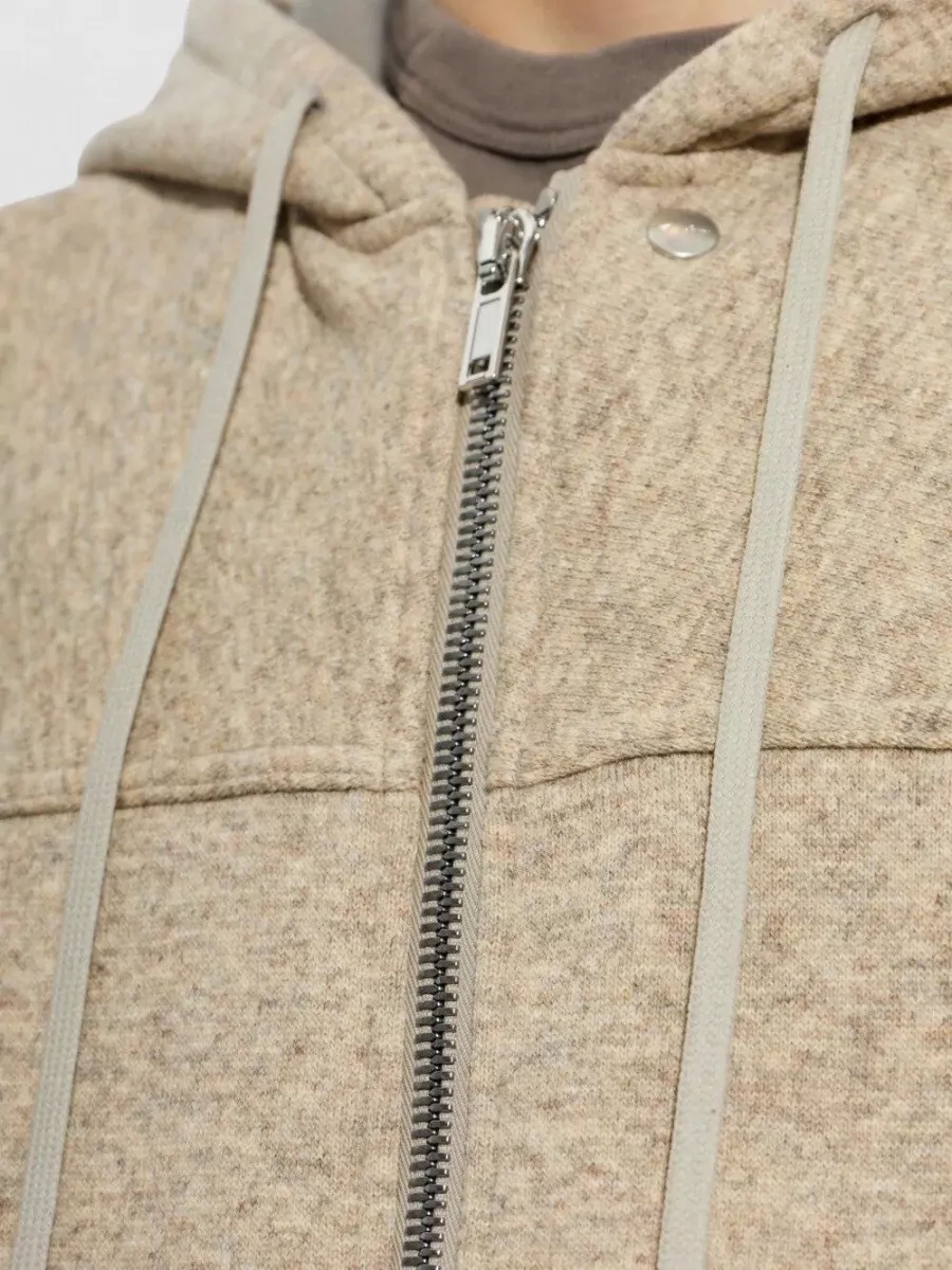 Rick Owens Cotton Zip Hoodie