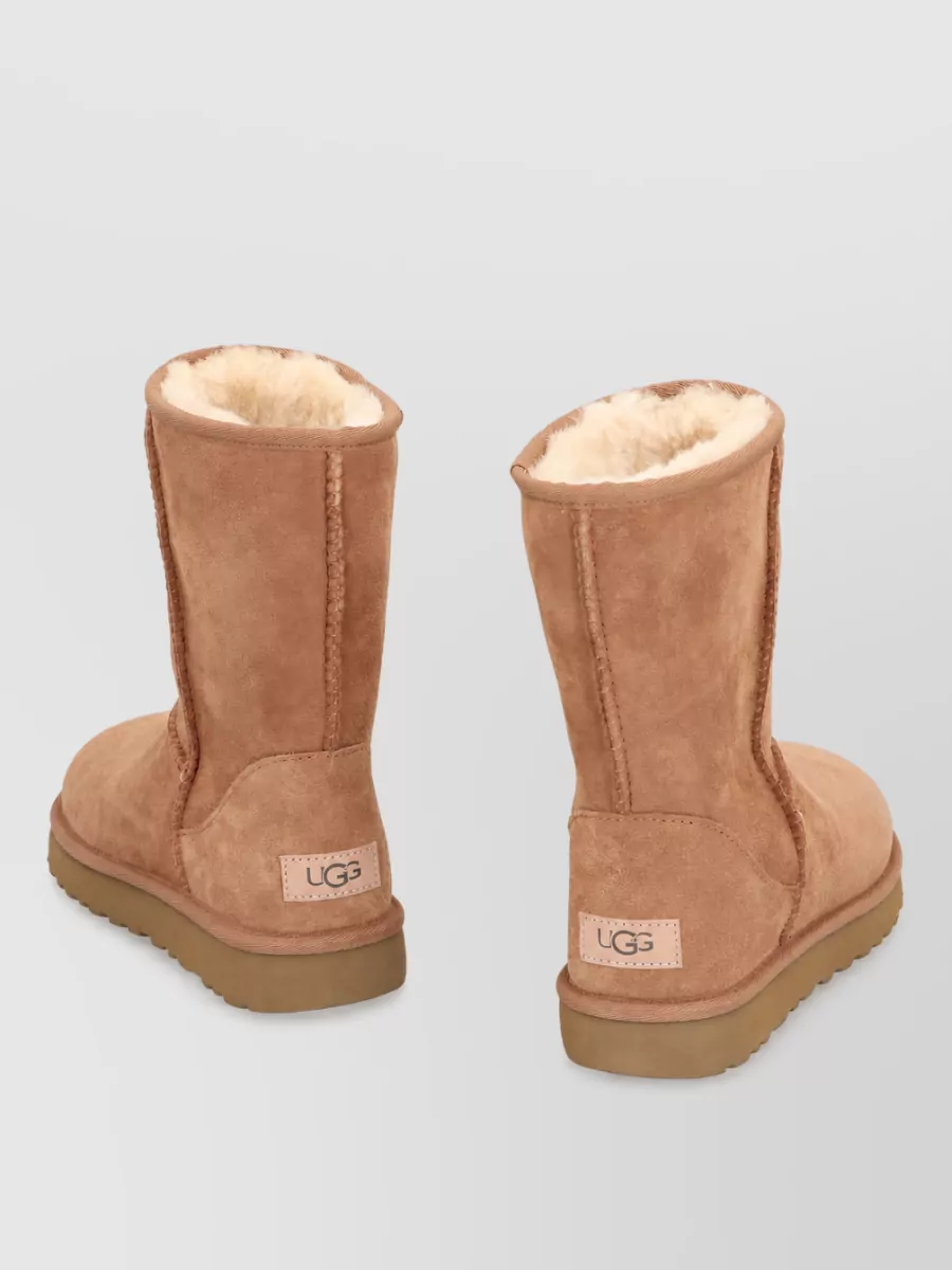Ugg Shearling Ankle Boots In Brown