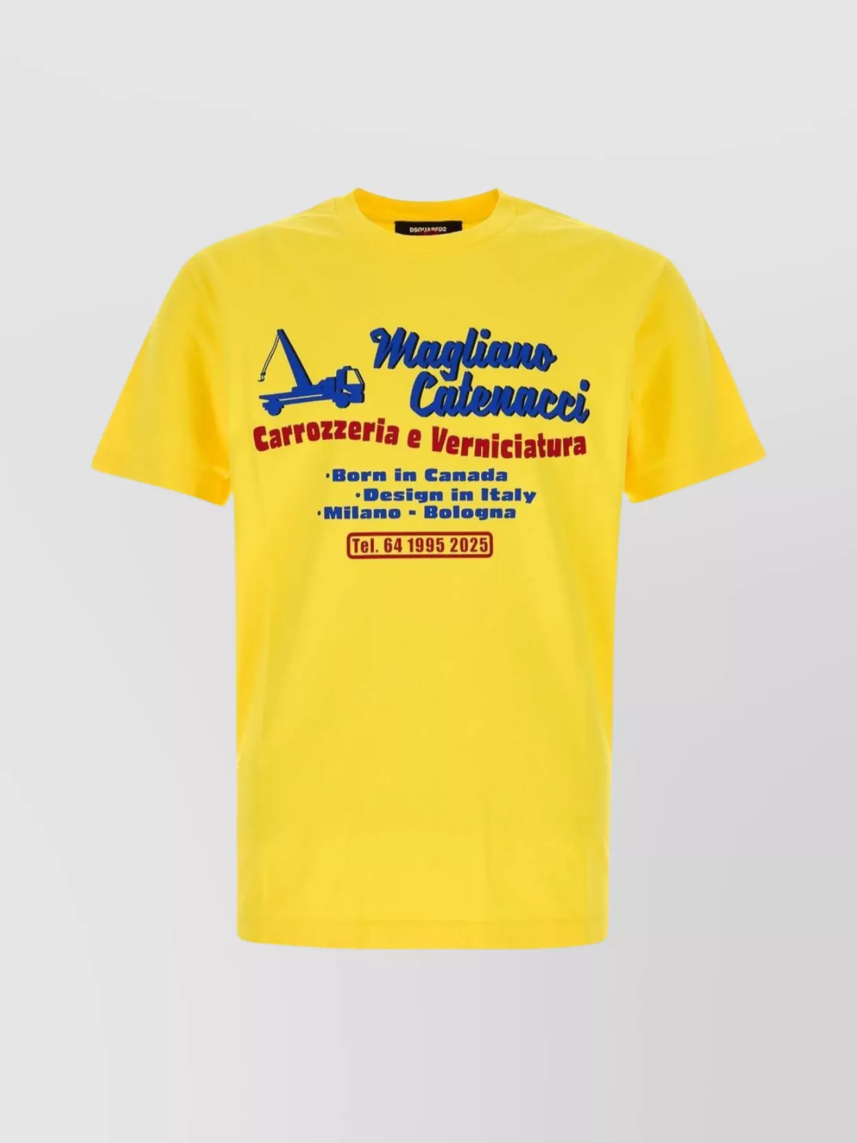 Dsquared2 Dsquared Yellow Cotton Dsquared X Magliano T-shirt In Yellow