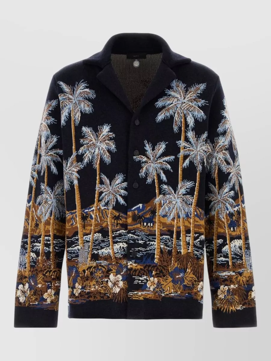 Alanui embroidered virgin wool lightweight jacket