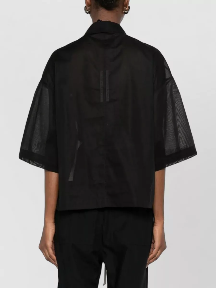 Rick Owens Cotton Short-Sleeve Shirt