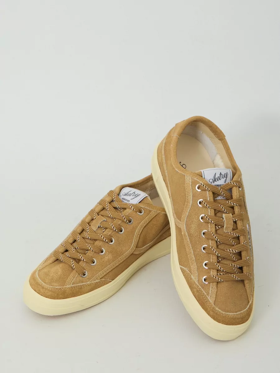 Autry Leather Low-Top Lace-Up Sneakers