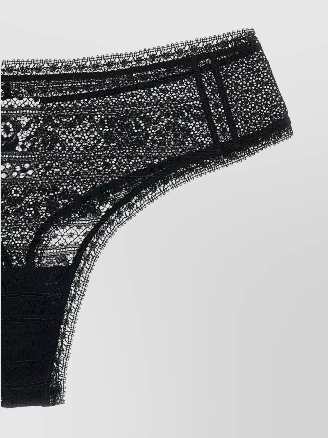 Eres Sheer Lace Detailed Elastic Waist Briefs