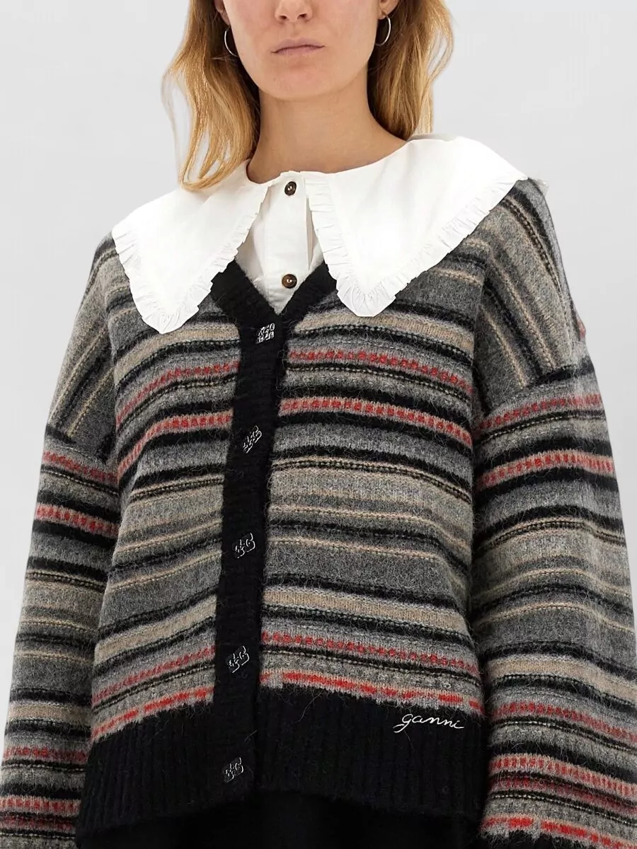 Ganni Boxy-Fit Cardigan