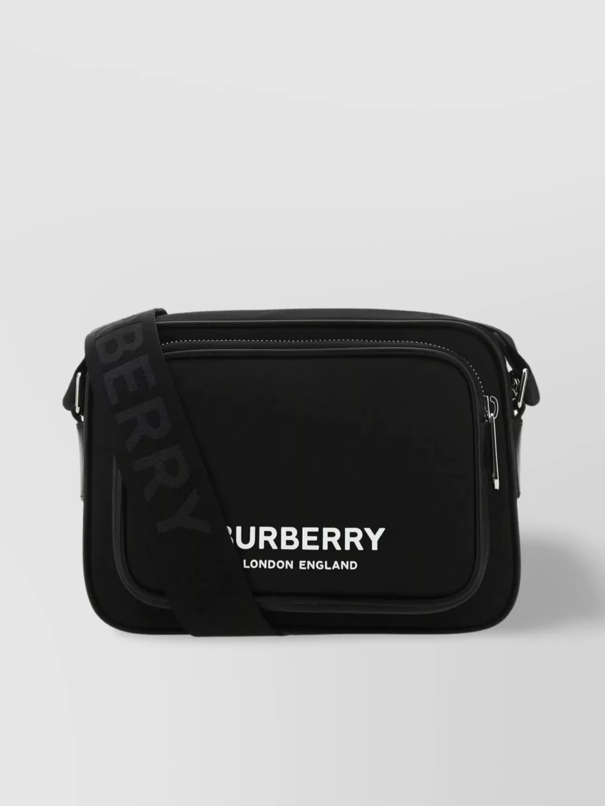 Burberry Fabric Shoulder Strap Crossbody Bag