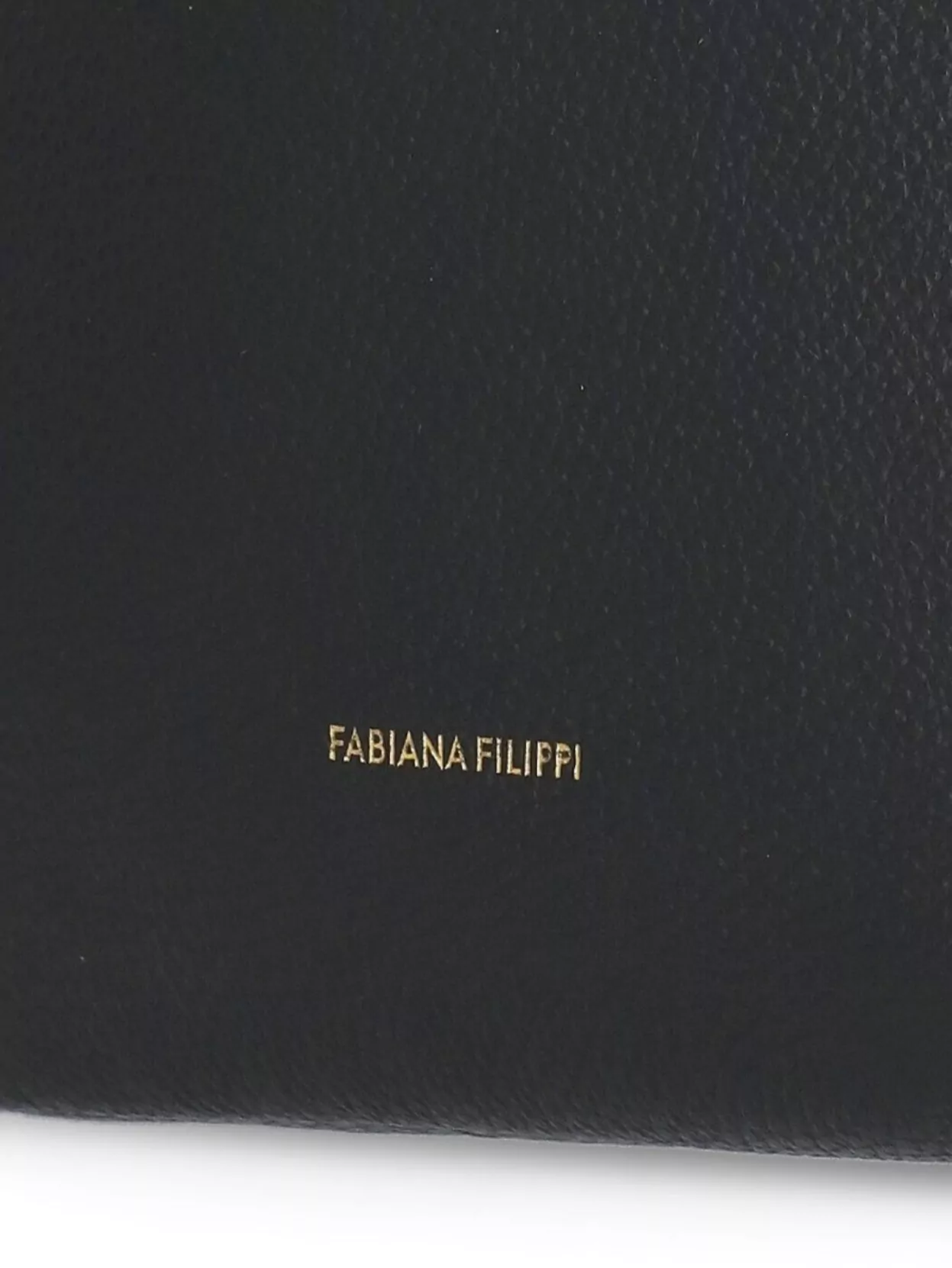 Fabiana Filippi Pebbled Leather Shoulder Bag With Adjustable Strap