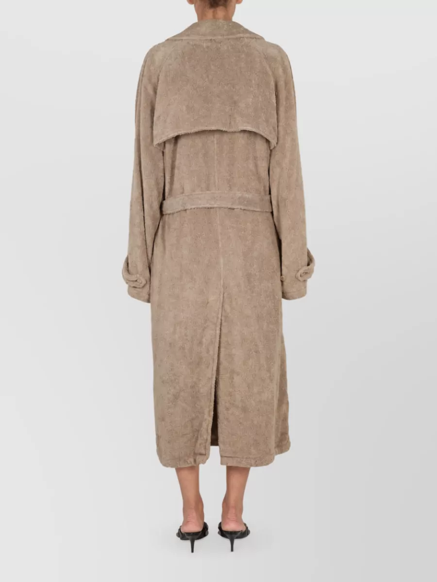 Balenciaga Cotton Towel Trench Coat
