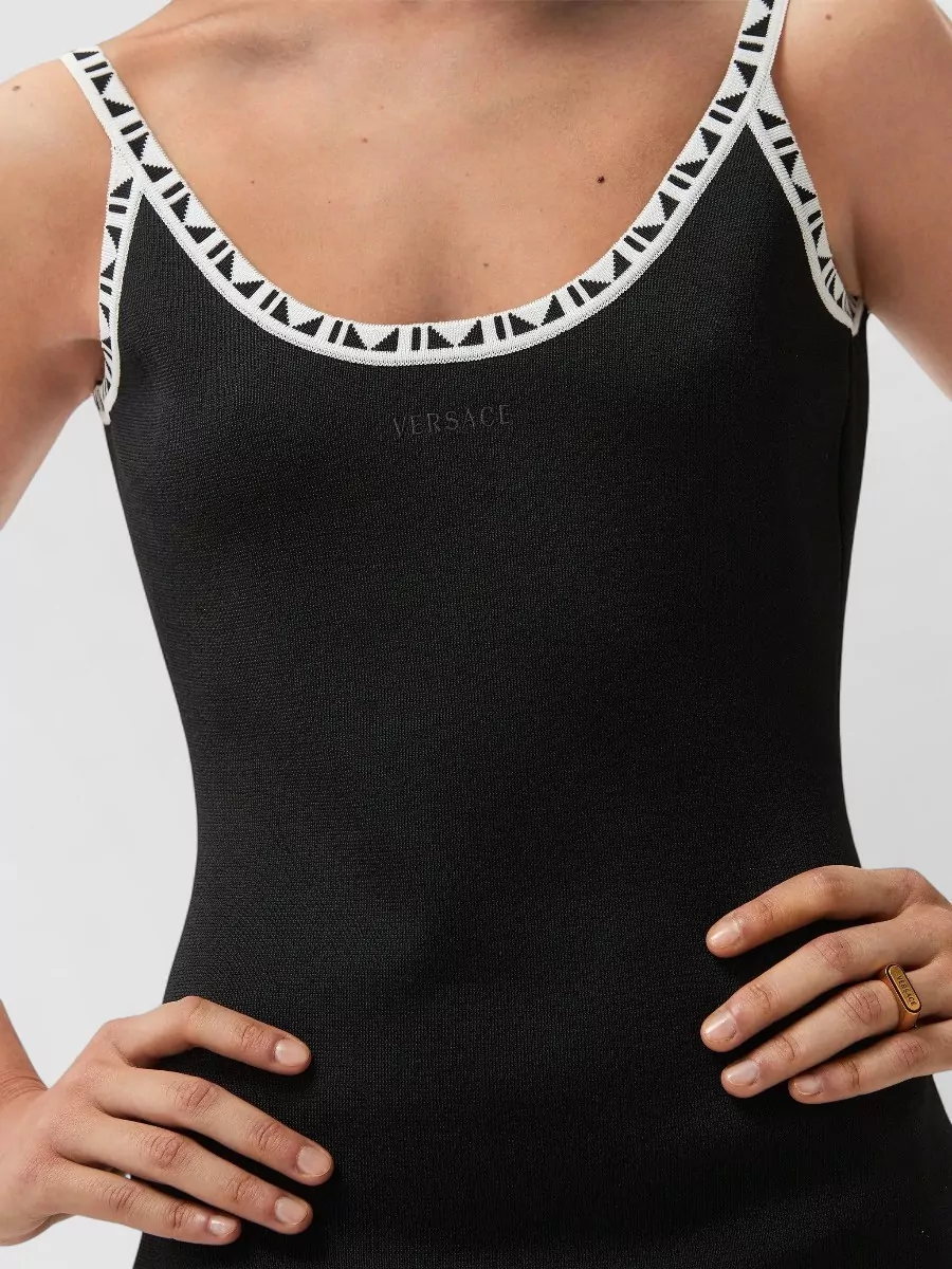 Versace Jacquard Mini Dress