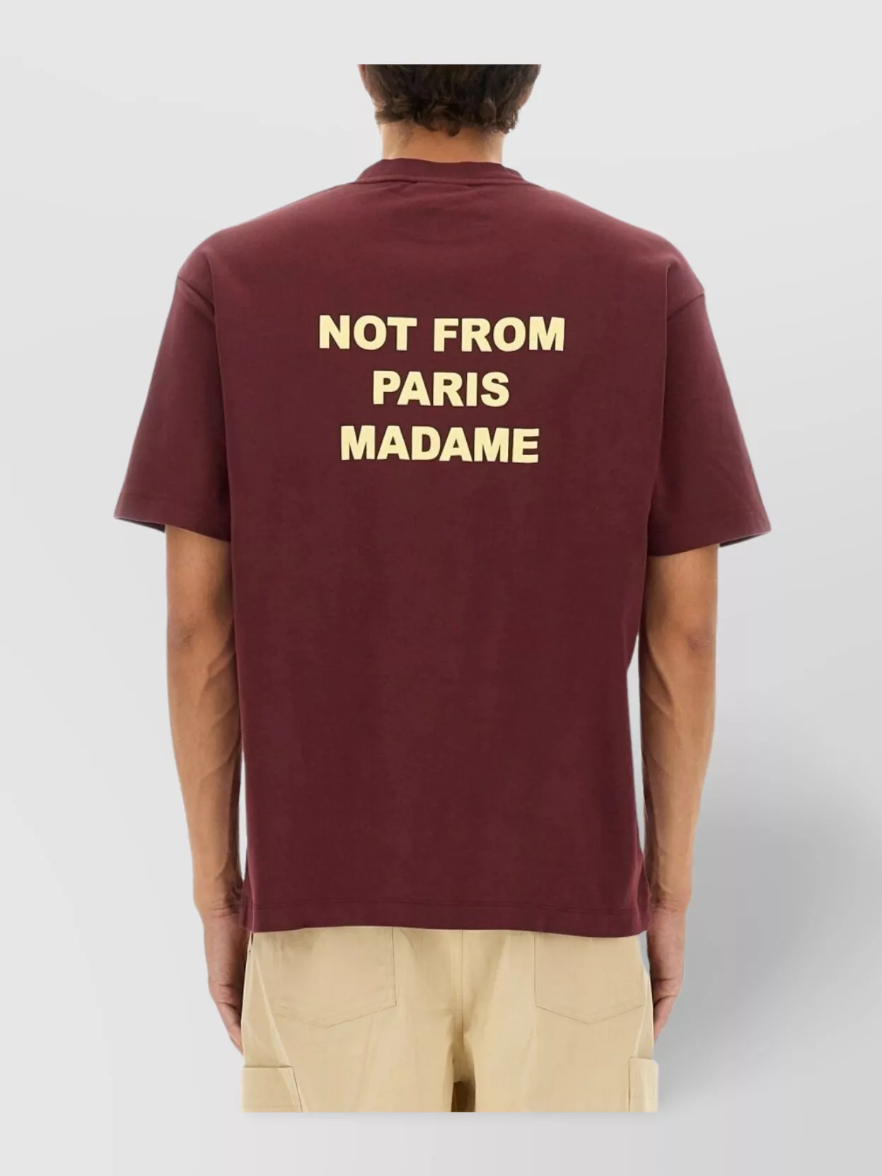 Drôle De Monsieur Graphic Print Crew Neck T-Shirt