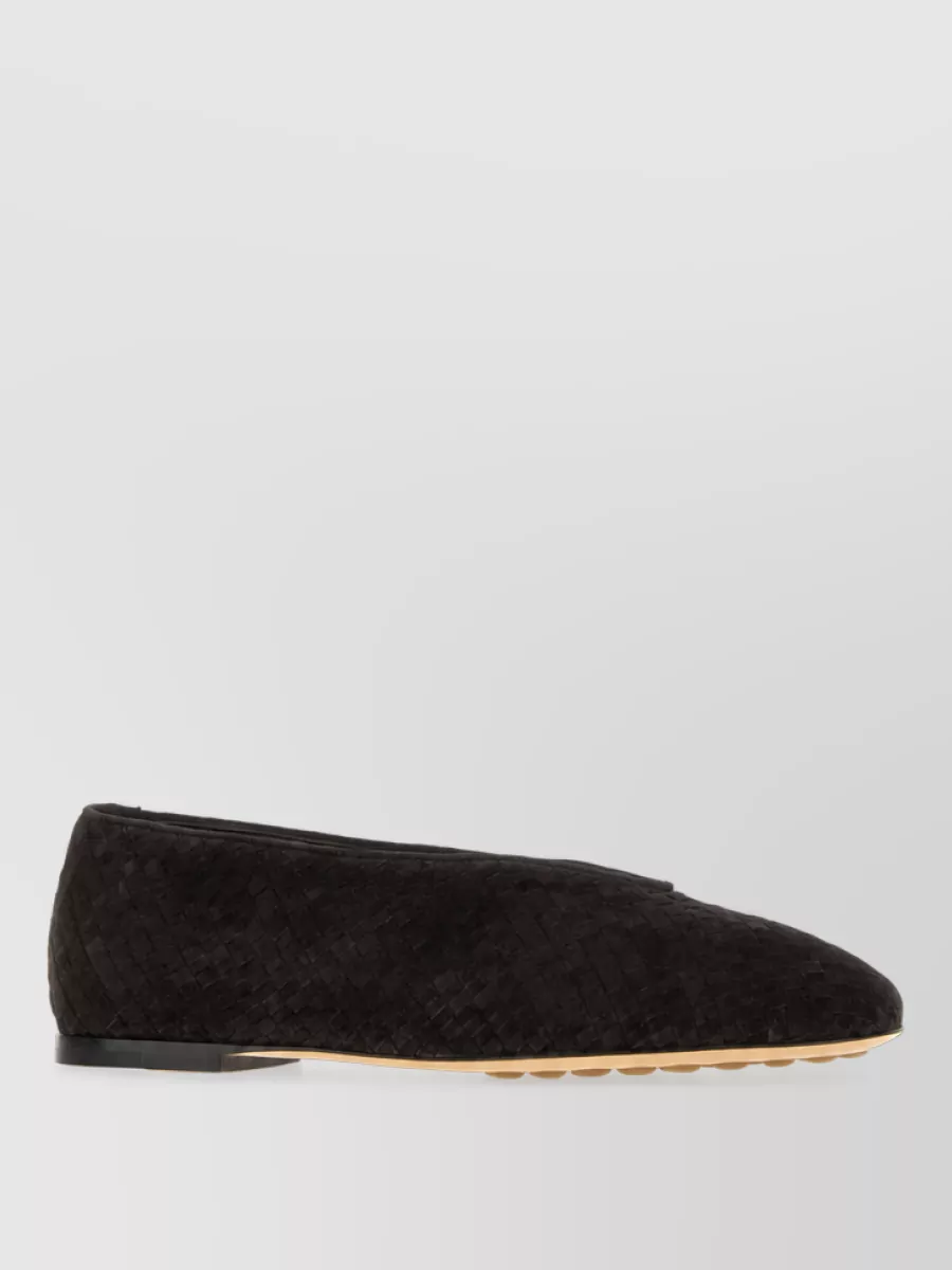Bottega Veneta suede ballerina flats