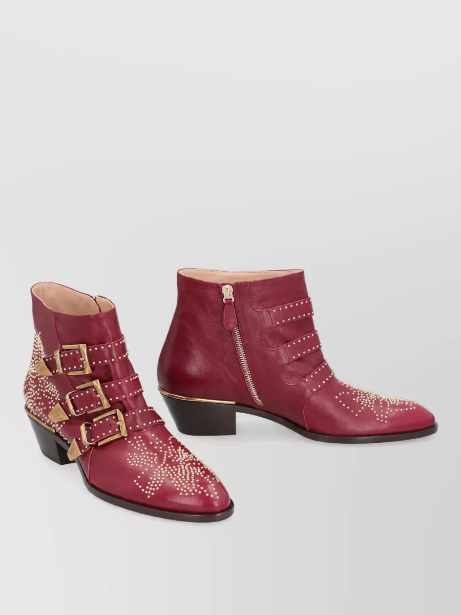 Chloé leather ankle boots