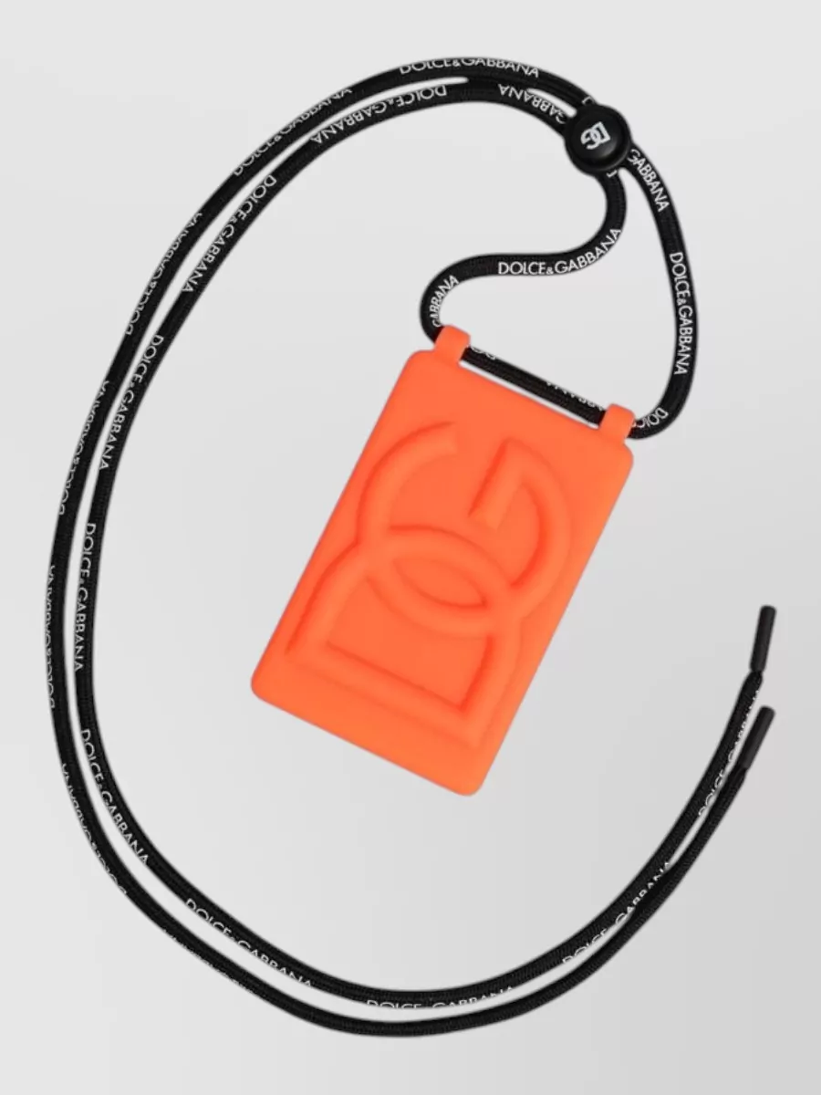 Dolce&Gabbana silicone adjustable badge holder