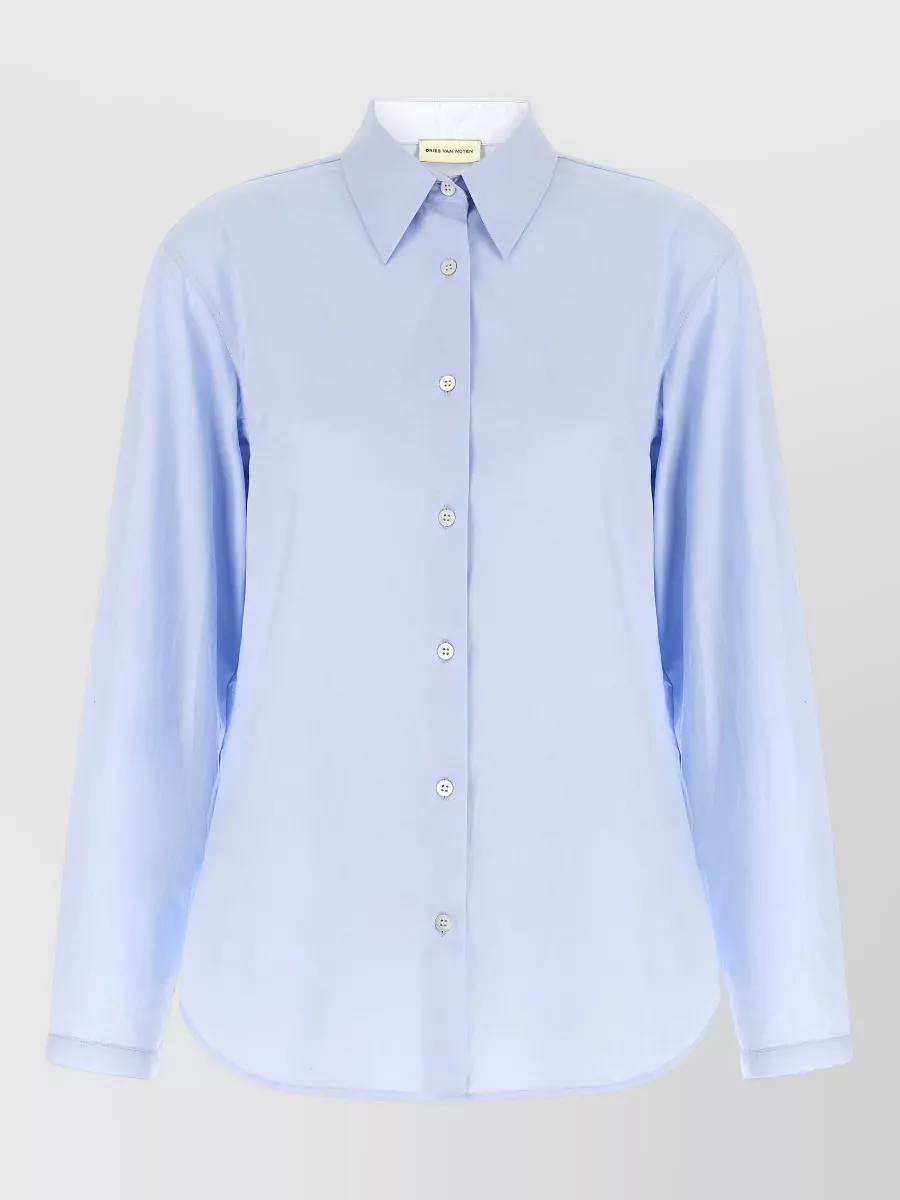 Dries Van Noten Cotton embellished shirt