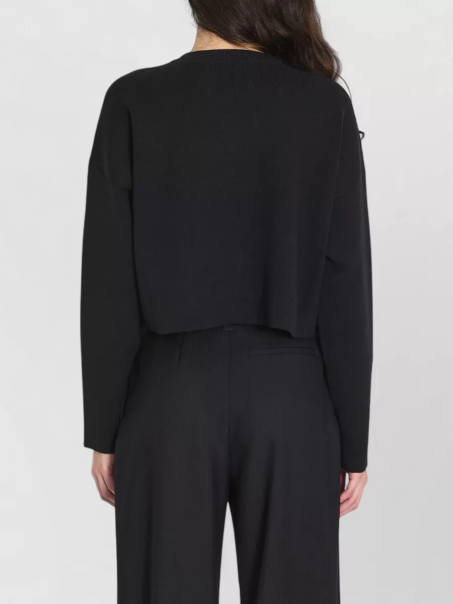 Loewe Wool Blend Sweater Relaxed Fit Cropped