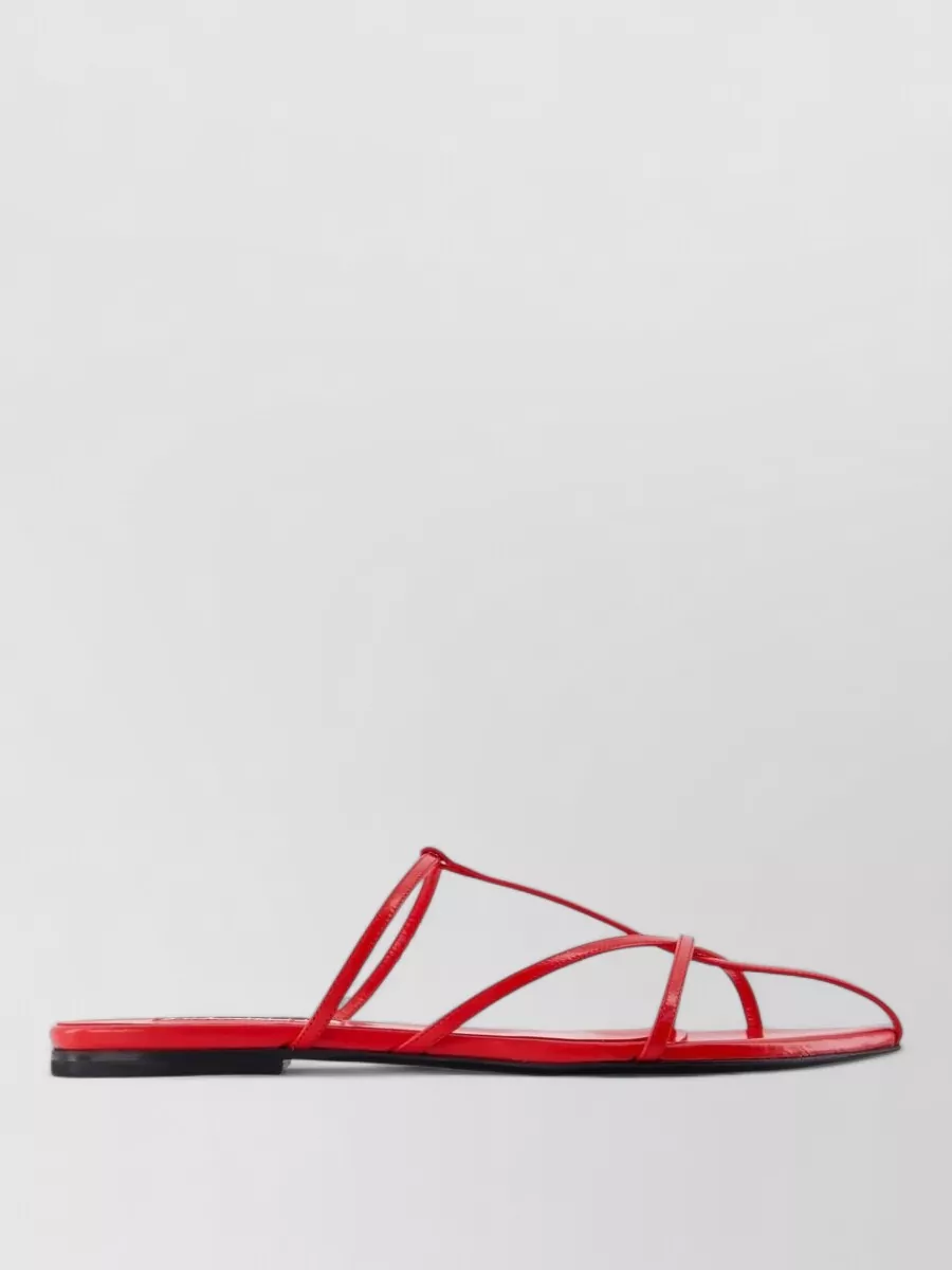 Jil Sander Leather Sandals