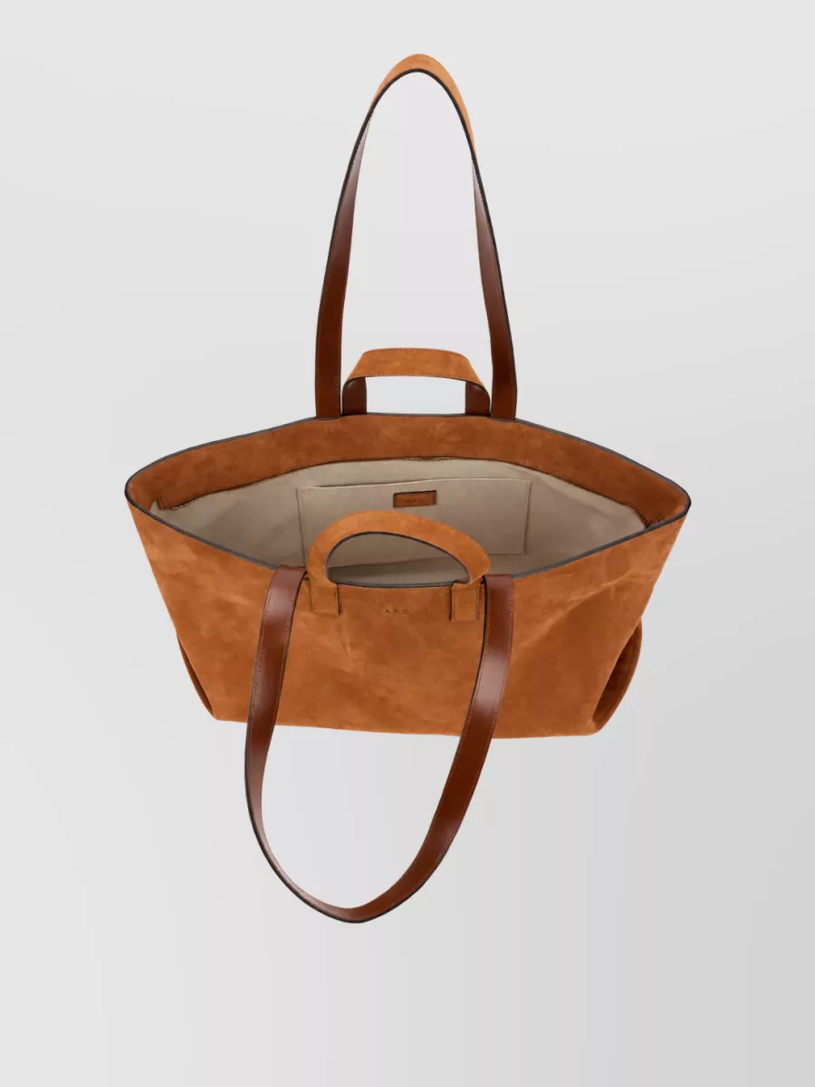A.p.c. Axelle Suede Tote Bag