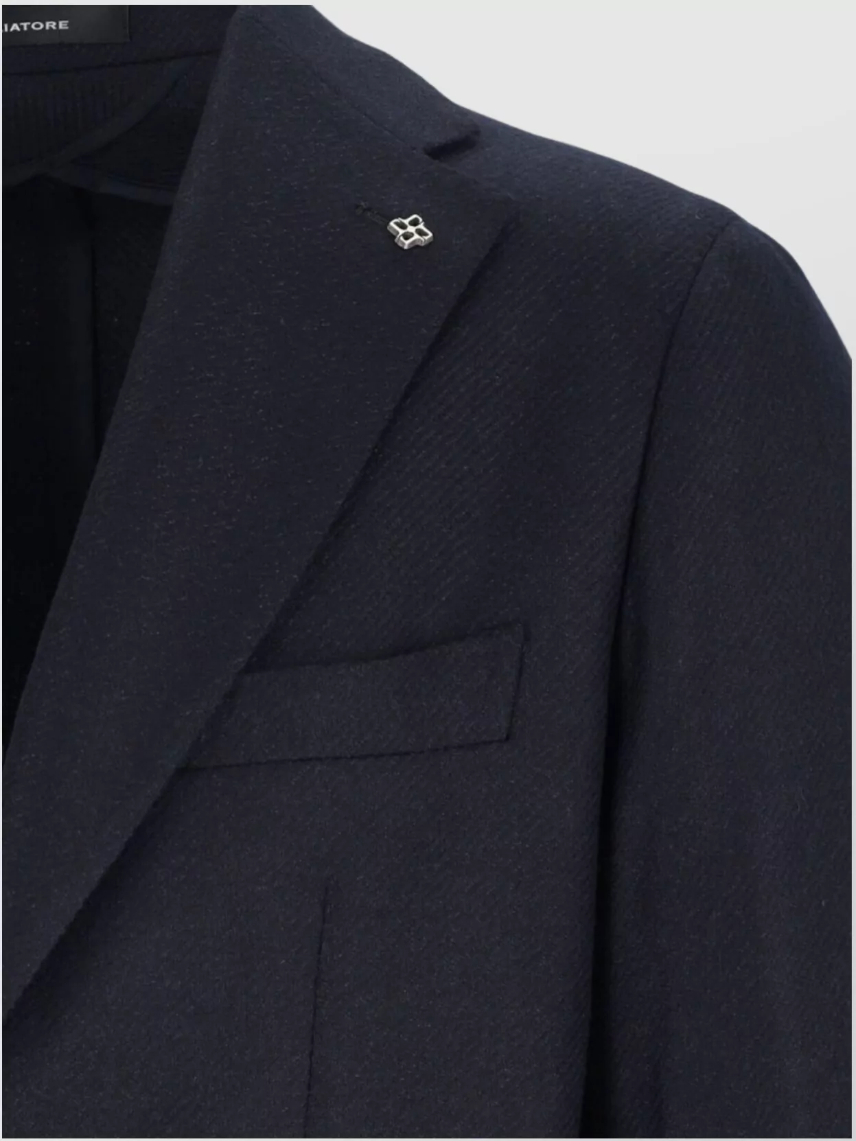 Tagliatore Patch Pocket Notch Lapel Single-Breasted Blazer