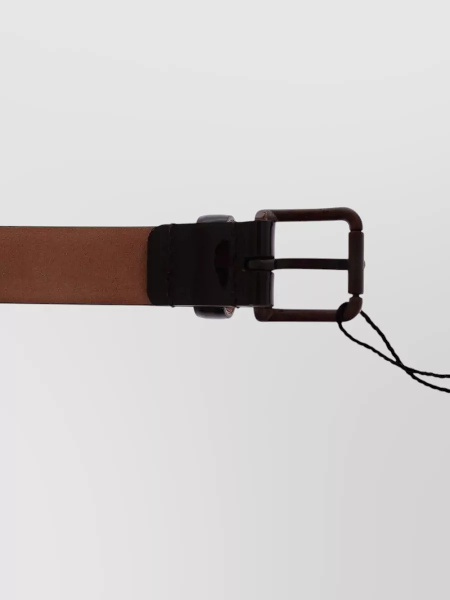 Dolce&Gabbana Leather Logo Belt