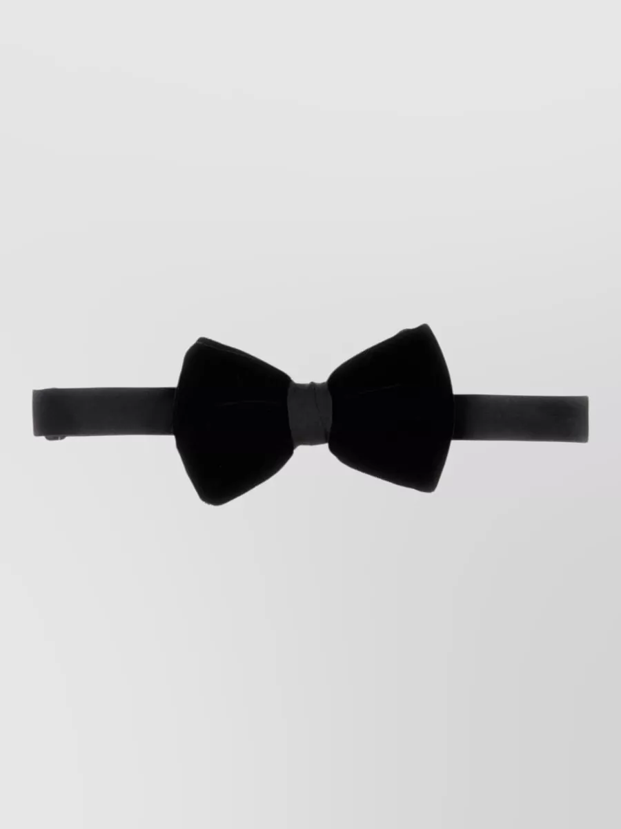 Giorgio Armani velvet bow tie