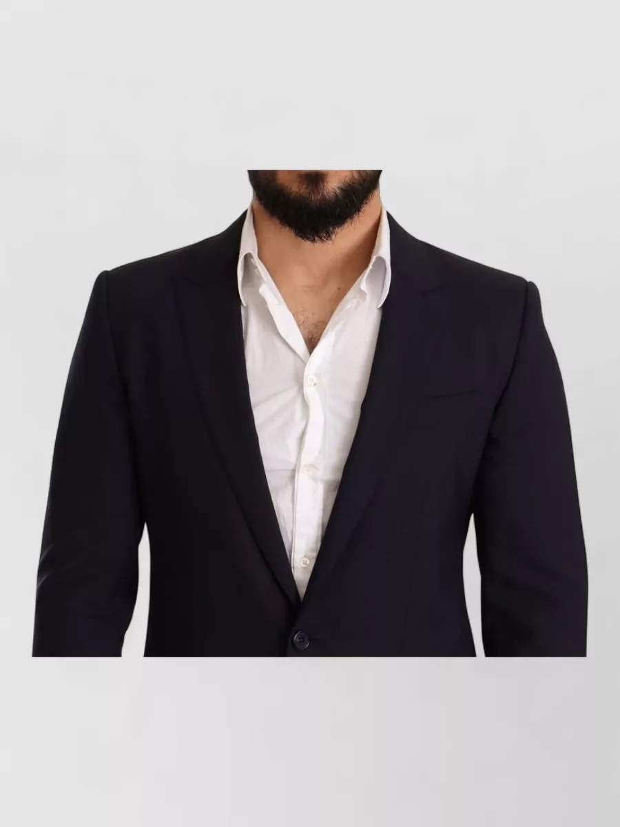 Dolce&Gabbana Virgin Wool Slim-Fit Single-Breasted Blazer