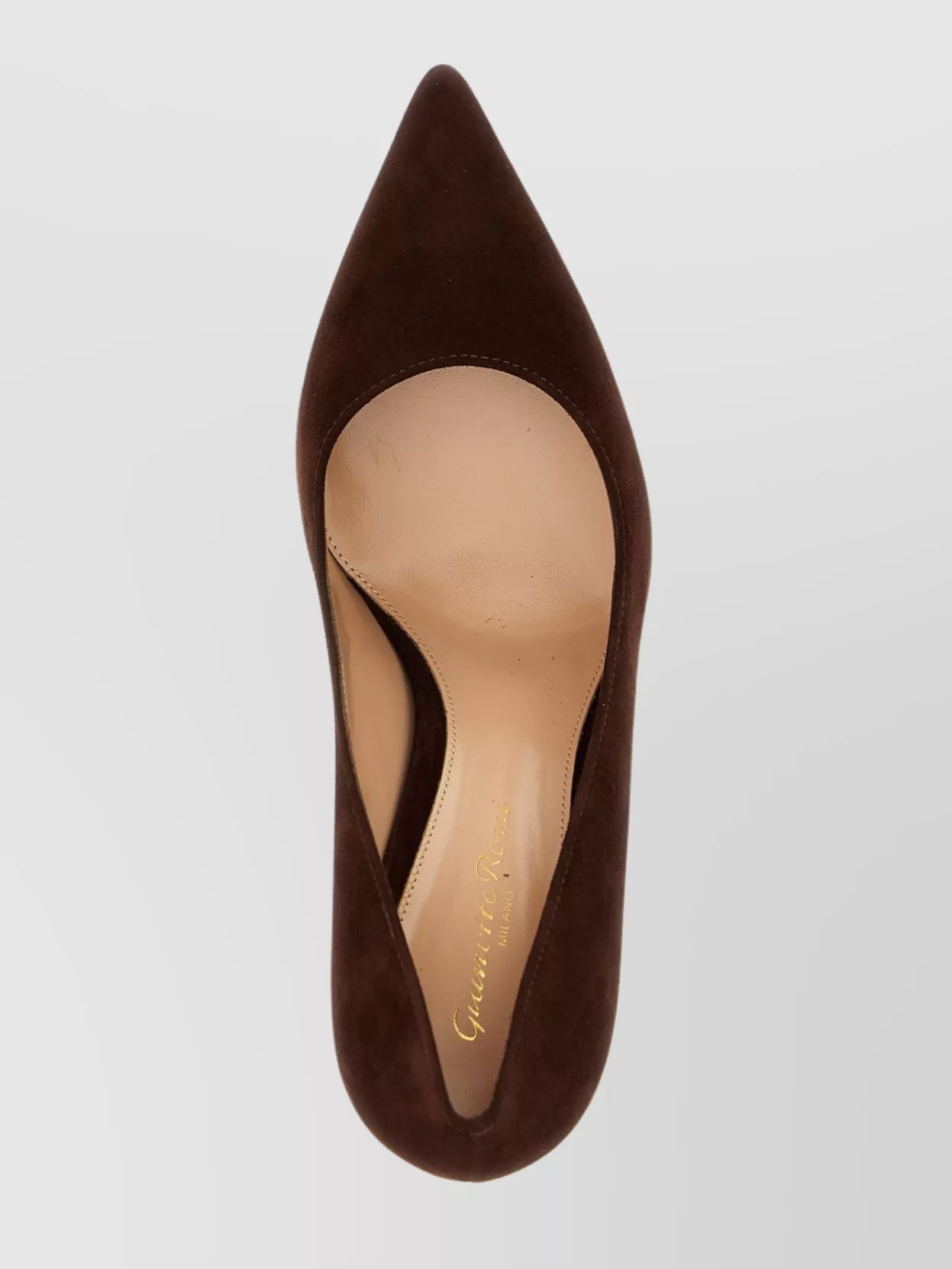 Gianvito Rossi Pointed Toe Suede Stiletto Heel Pumps