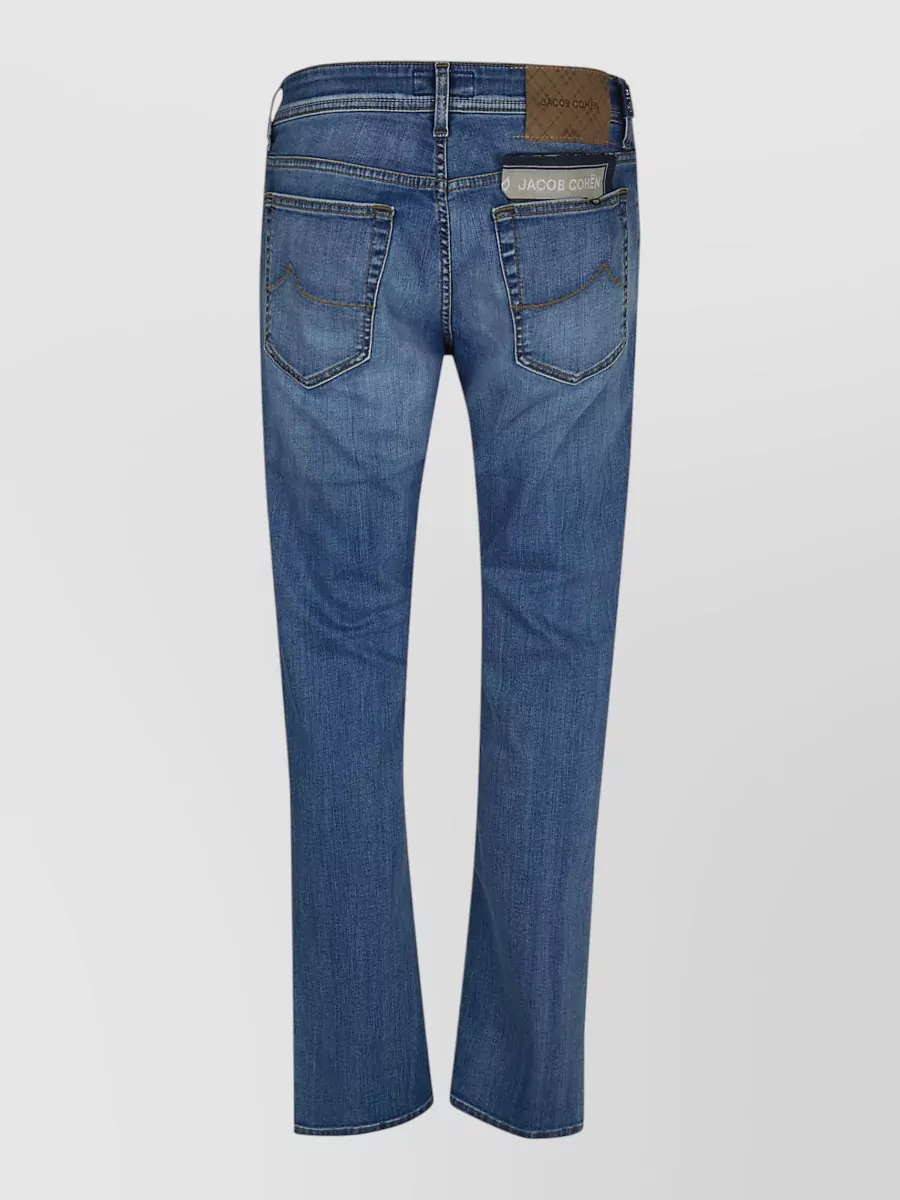 Jacob Cohen Slim-Fit Straight-Leg Denim Trousers
