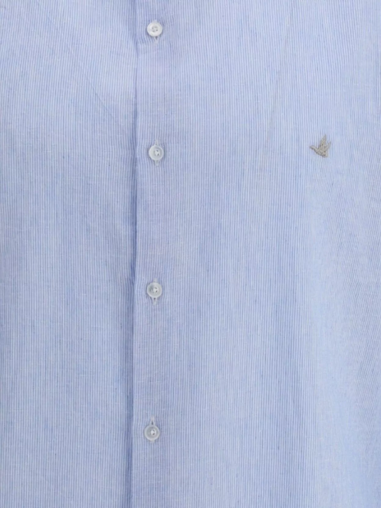 Brooksfield Cotton And Linen Striped Shirt