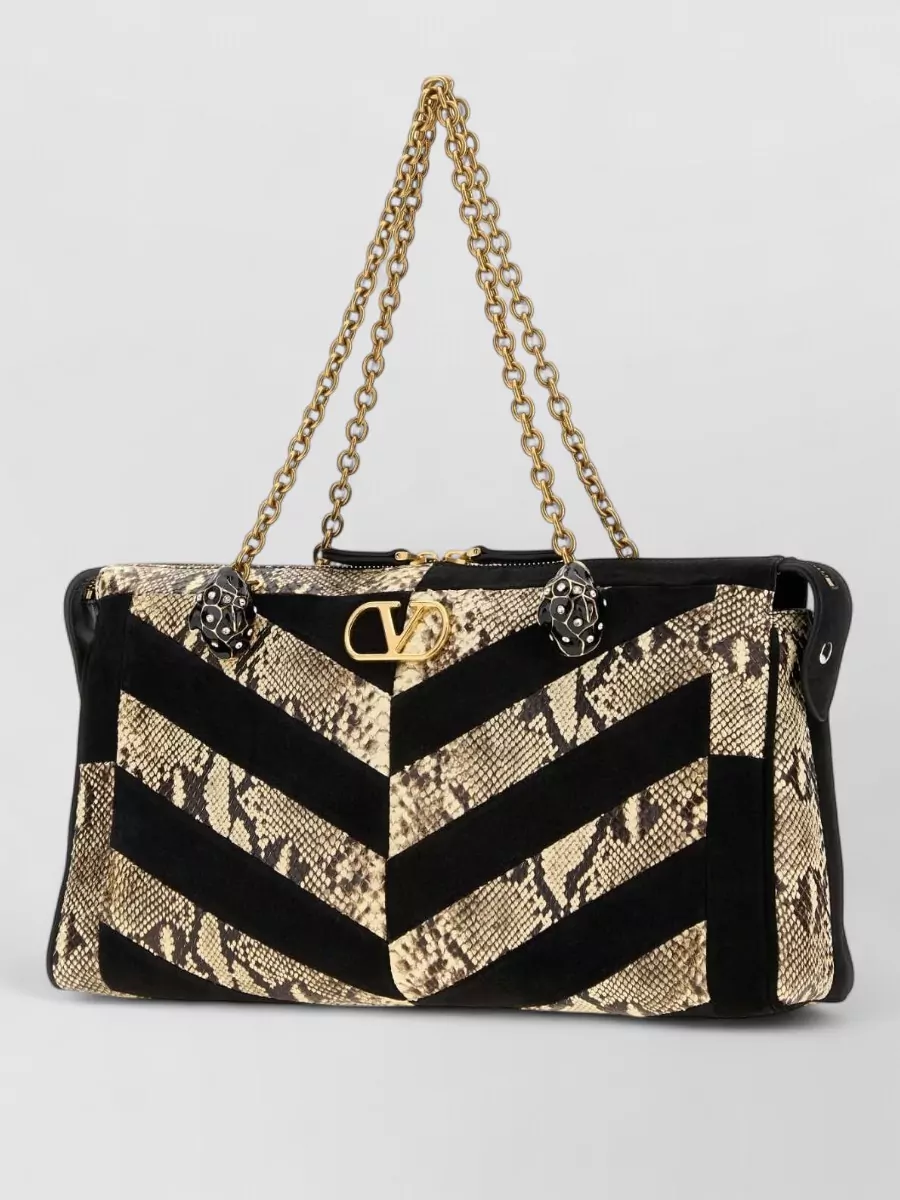 Valentino Garavani panthea python shoulder bag