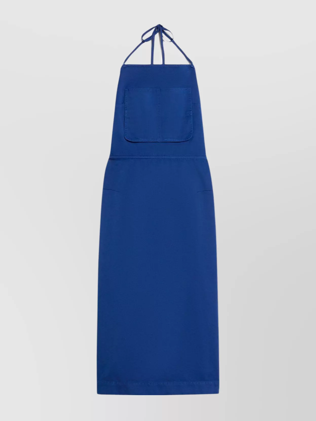 Shop Max Mara Crossed Back Midi Dress With Oversized Pocket