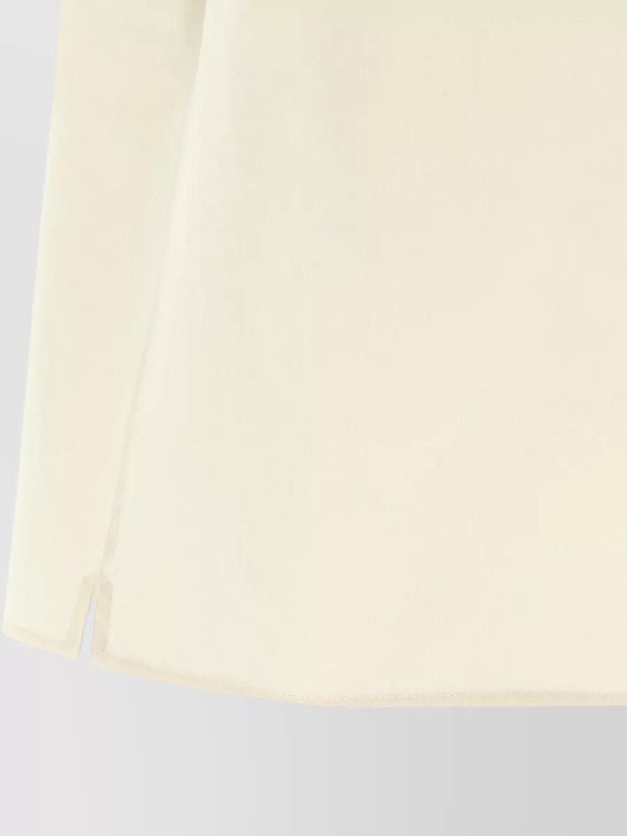 Ferragamo Silk Blend Short Sleeve Shirt